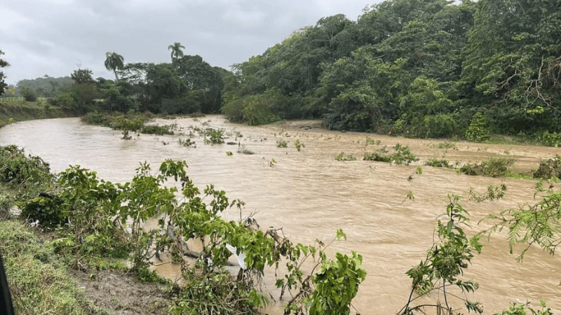 Defensa Civil informa sobre crecidas de ríos y alerta sobre posibles inundaciones en Puerto Plata