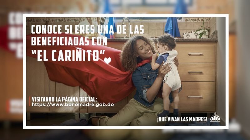 Presidente Abinader anuncia bono “El Cariñito” en apoyo a un millón de madres dominicanas