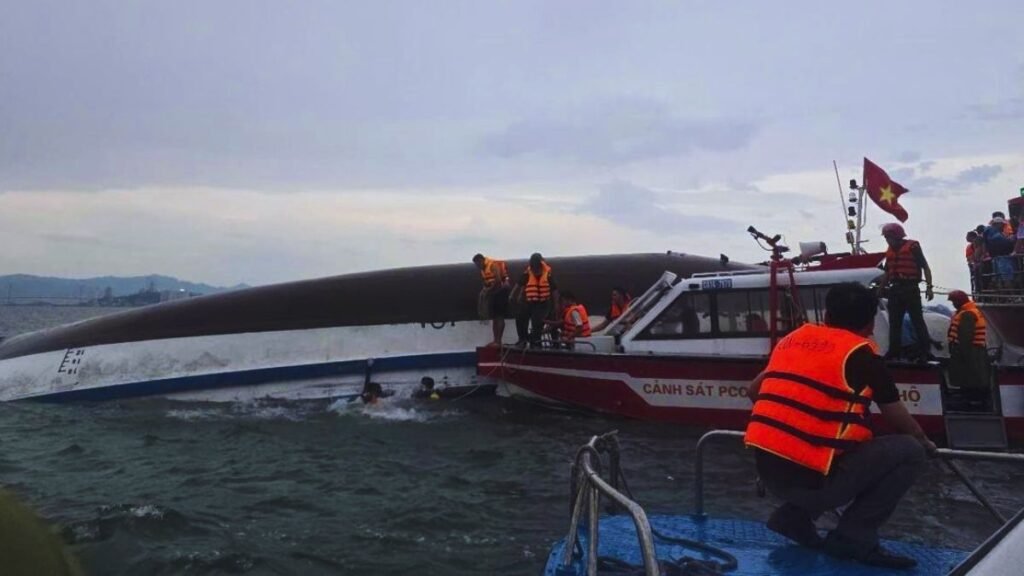 Tragedia en Vietnam el Naufragio de un barco turístico deja 34 fallecidos y 8 desaparecidos