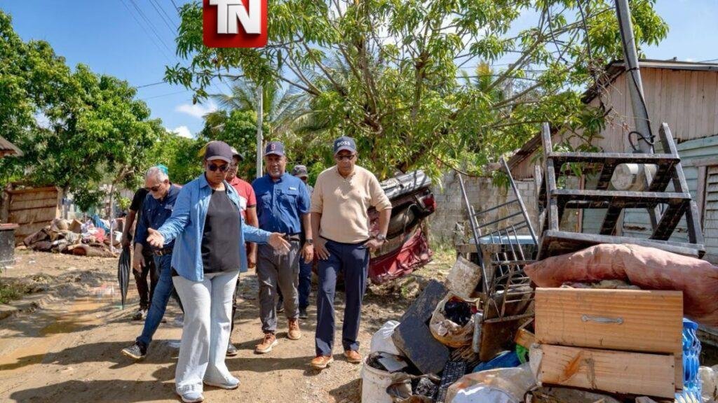 Autoridades refuerzan asistencia y levantamiento de daños tras lluvias en Los Alcarrizos y La Guáyiga