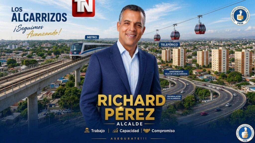 Richard Pérez aspiraría a la Alcaldía de Los Alcarrizos por el PRM ante rumores de salida del actual alcalde hacia la Fuerza del Pueblo