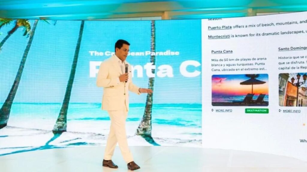 República Dominicana lanza plataforma con inteligencia artificial para planificar viajes turísticos