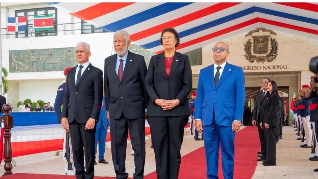 Presidenta de Surinam fortalece lazos con República Dominicana durante visita al Congreso Nacional