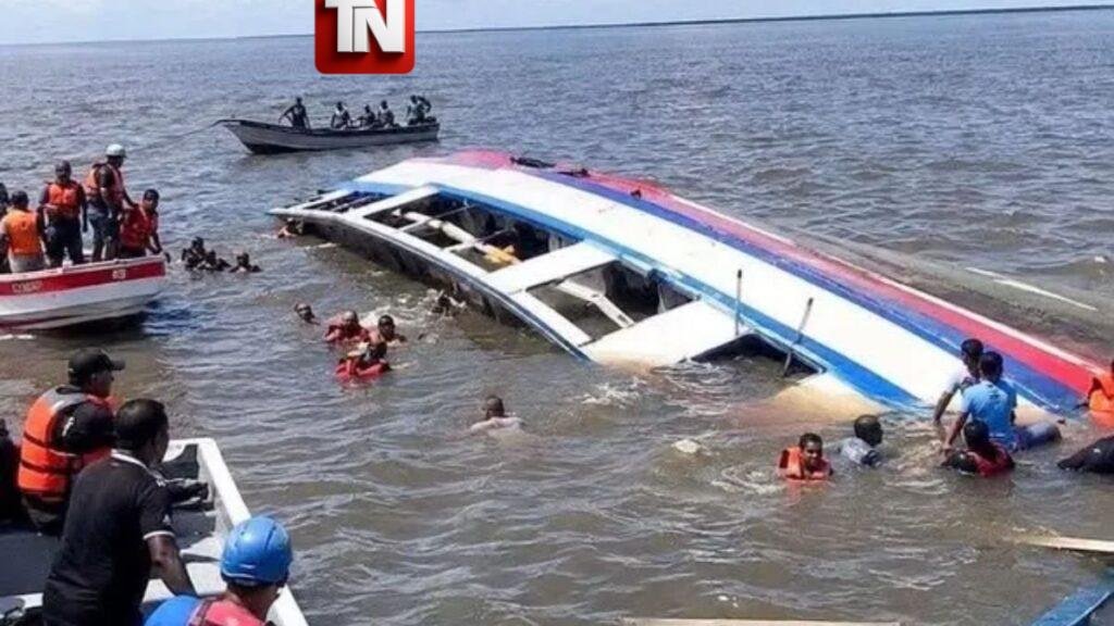 Aumenta a 70 la cifra de fallecidos tras naufragio de ferry con 179 personas a bordo en Guyana