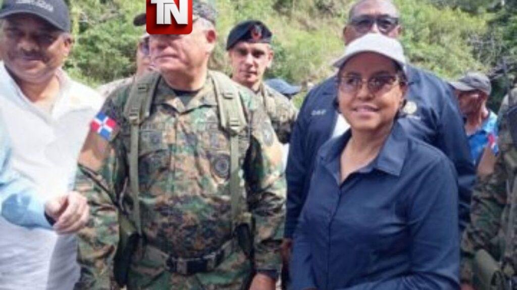 Defensa y Obras Públicas inician construcción de puente provisional para garantizar el tránsito en Azua