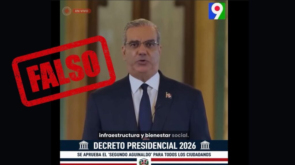 Alertan sobre estafa con video falso de Luis Abinader