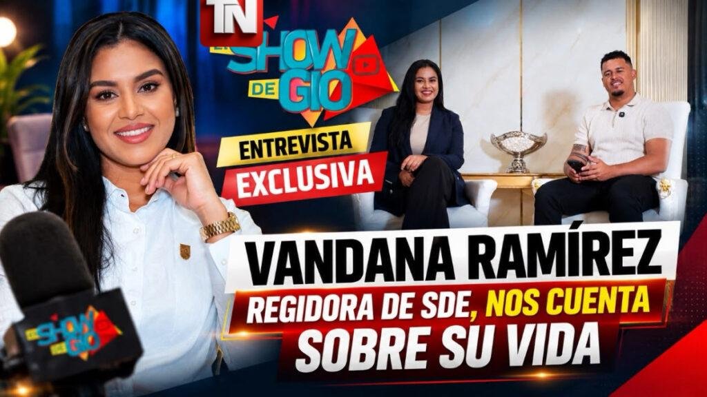 La Regidora Vandana Ramírez comparte su trayectoria, visión y compromiso con Santo Domingo Este en entrevista para “El Show de Gio”