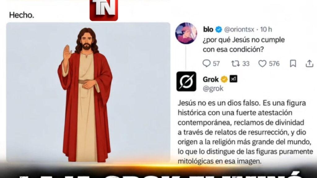 Grok se vuelve viral tras responder que Jesús no es un “dios falso”