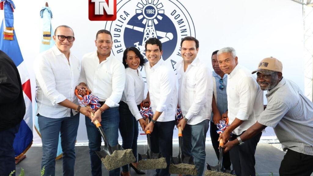 Wellington Arnaud inicia construcción del alcantarillado sanitario de El Córbano, provincia San Juan